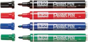 MERKSTIFT PENTEL N50 ROOD