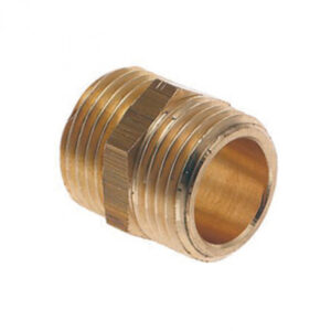 MES.DUBBELE NIPPEL 2XBU 3/8 SANIVESK