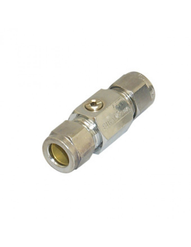 KOGELSTOPKRAAN RE KNEL 12MM CHROOM