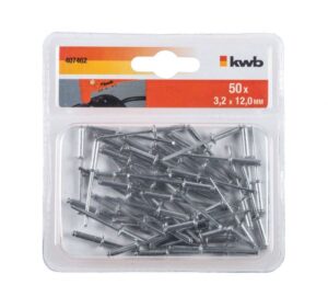 POPNAGELS 3.2X12.0MM  50ST KWB 407462