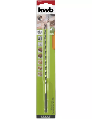 SLANGENBOOR 3-S  6X235MM ACCU TOP KWB