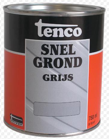 SNELGRONDVERF GRIJS 750ML TOUWEN