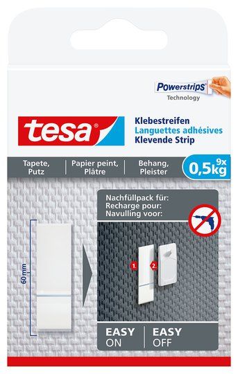 POWERSTRIP TESA GEVOELIGE OPPERVLAKKE