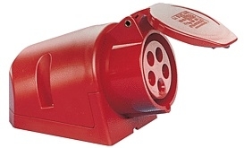 CEE WANDDOOS 32A 4P 380 124-6V