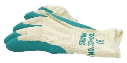 WERKHANDSCHOEN LATEX GROEN M 1154008